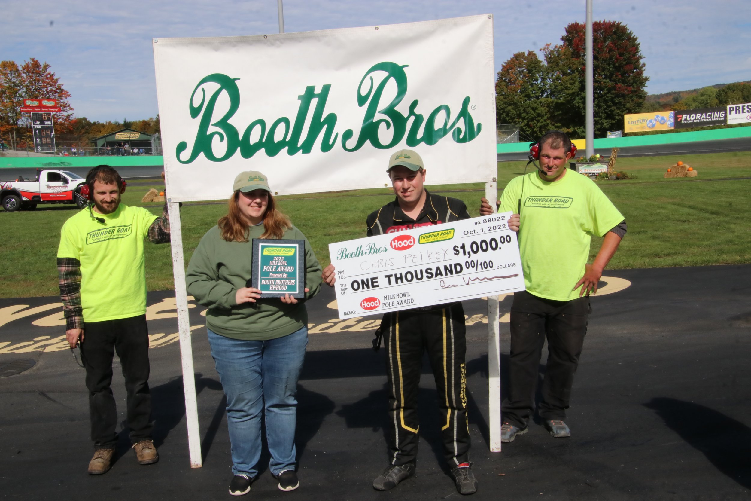 King of the Road Chris Pelkey Takes $1,000 Booth Bros./Hood Milk Bowl Pole 