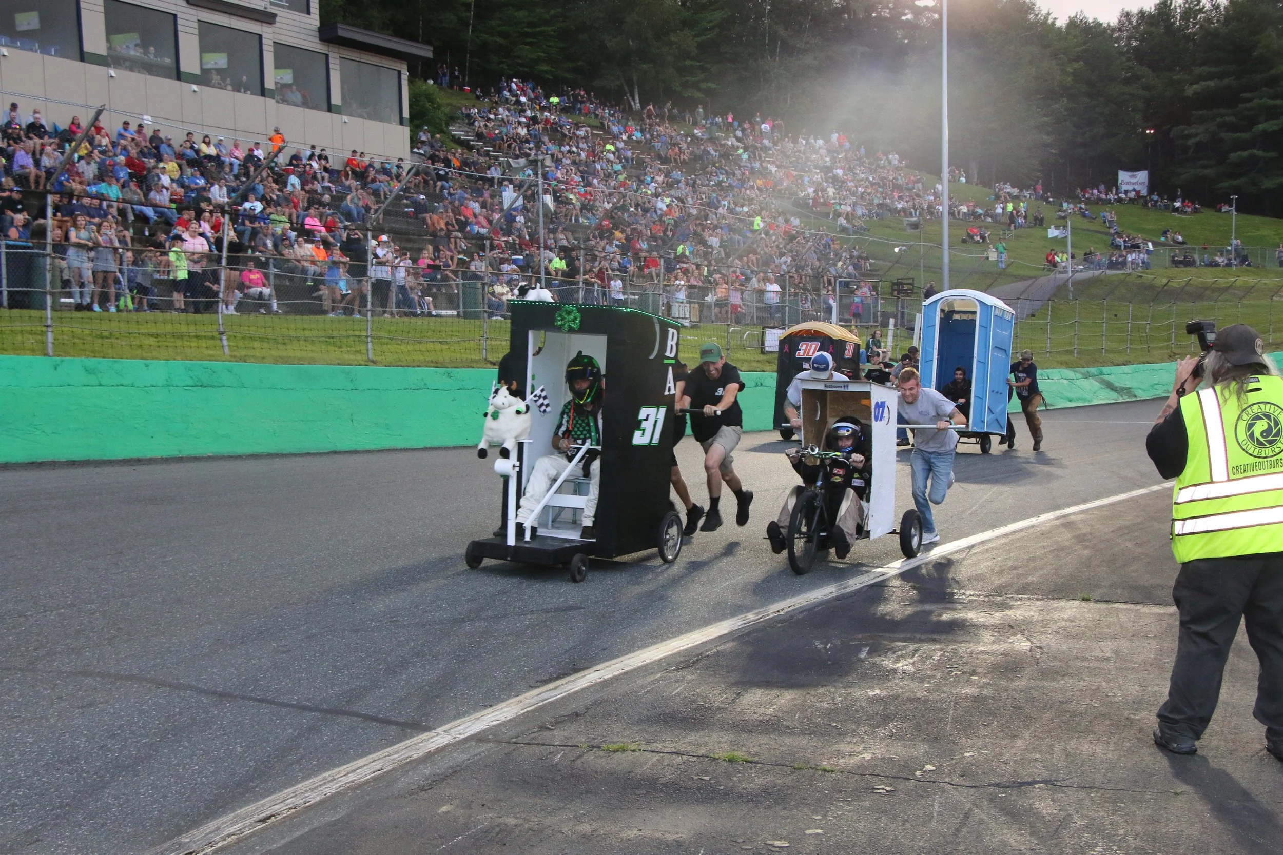 Port-a-Potty Grand Prix, Late Model Doubleheader on Tap for WDEV Radio/Calkins Portable Toilets Night at Thunder Road