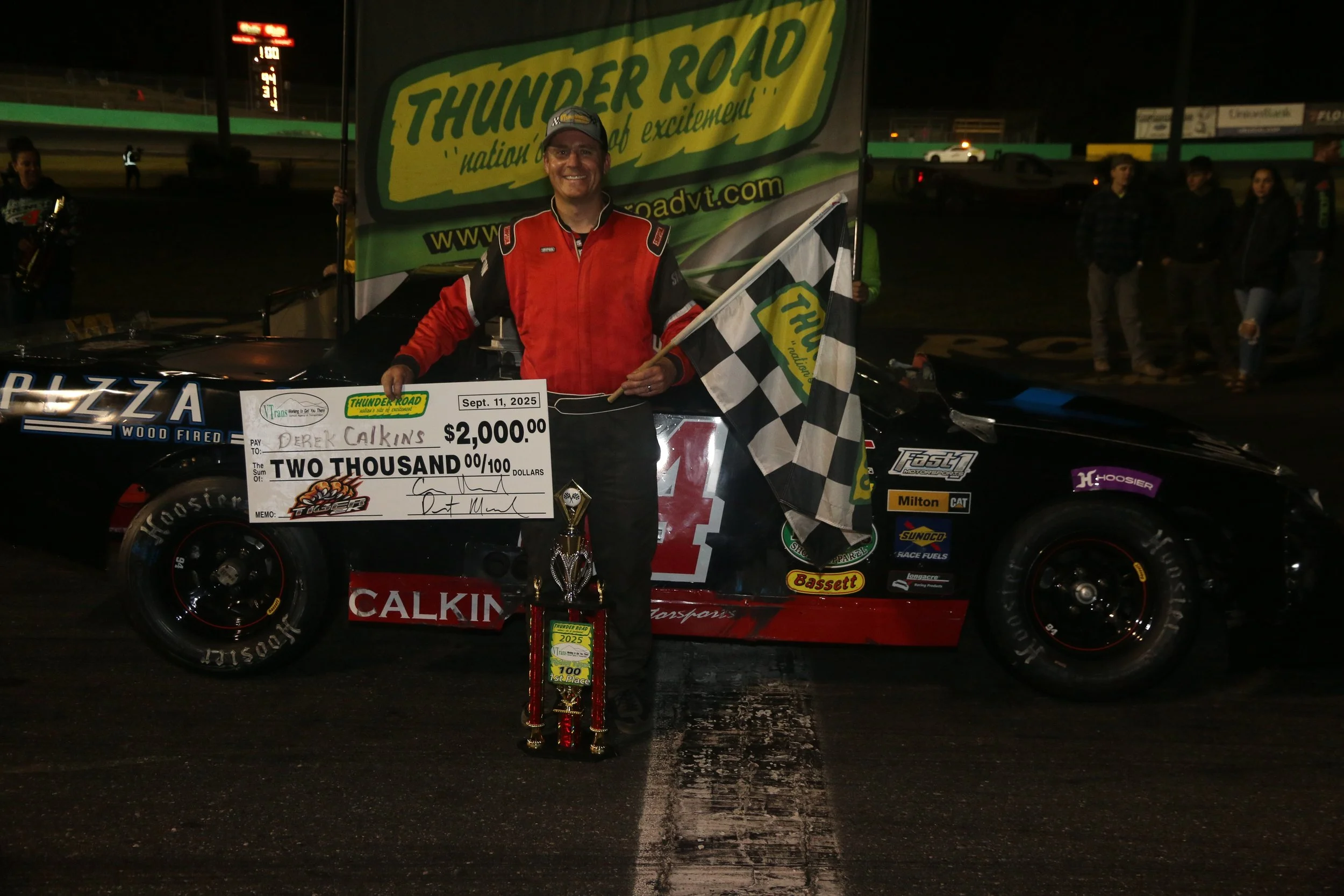 Hinesburg’s Derrick Calkins Cashes in on Vermont Agency of Transportation Night