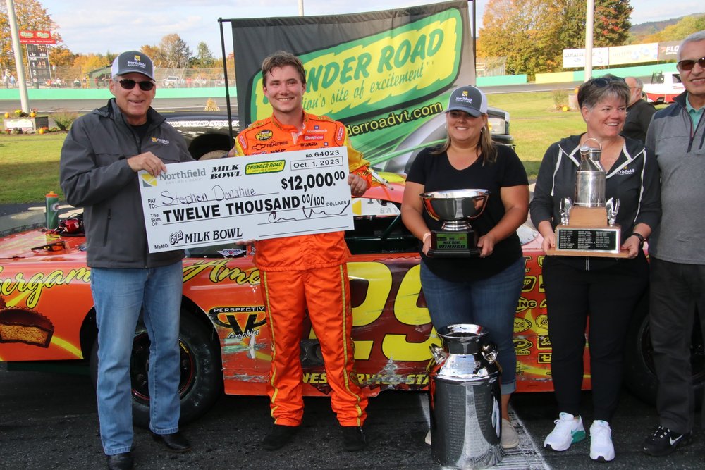 King of the Road Stephen Donahue Backs Up Breakout Season with Vermont Milk Bowl Win — Thunder