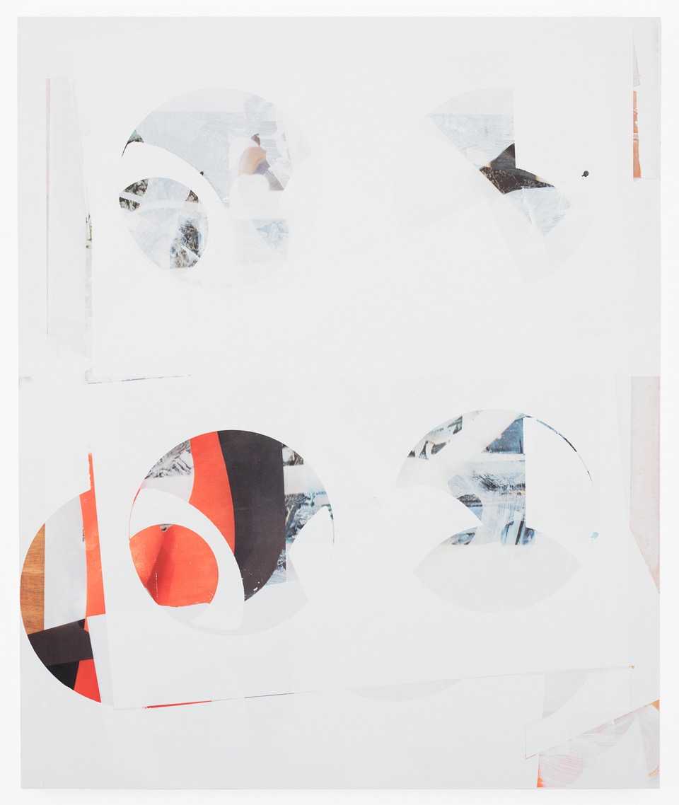 Composite 3 (slide), 2016 Acrylic, oil and UV cured ink on canvas over aluminum 48 x 40 inches 121.9 x 101.6 cm