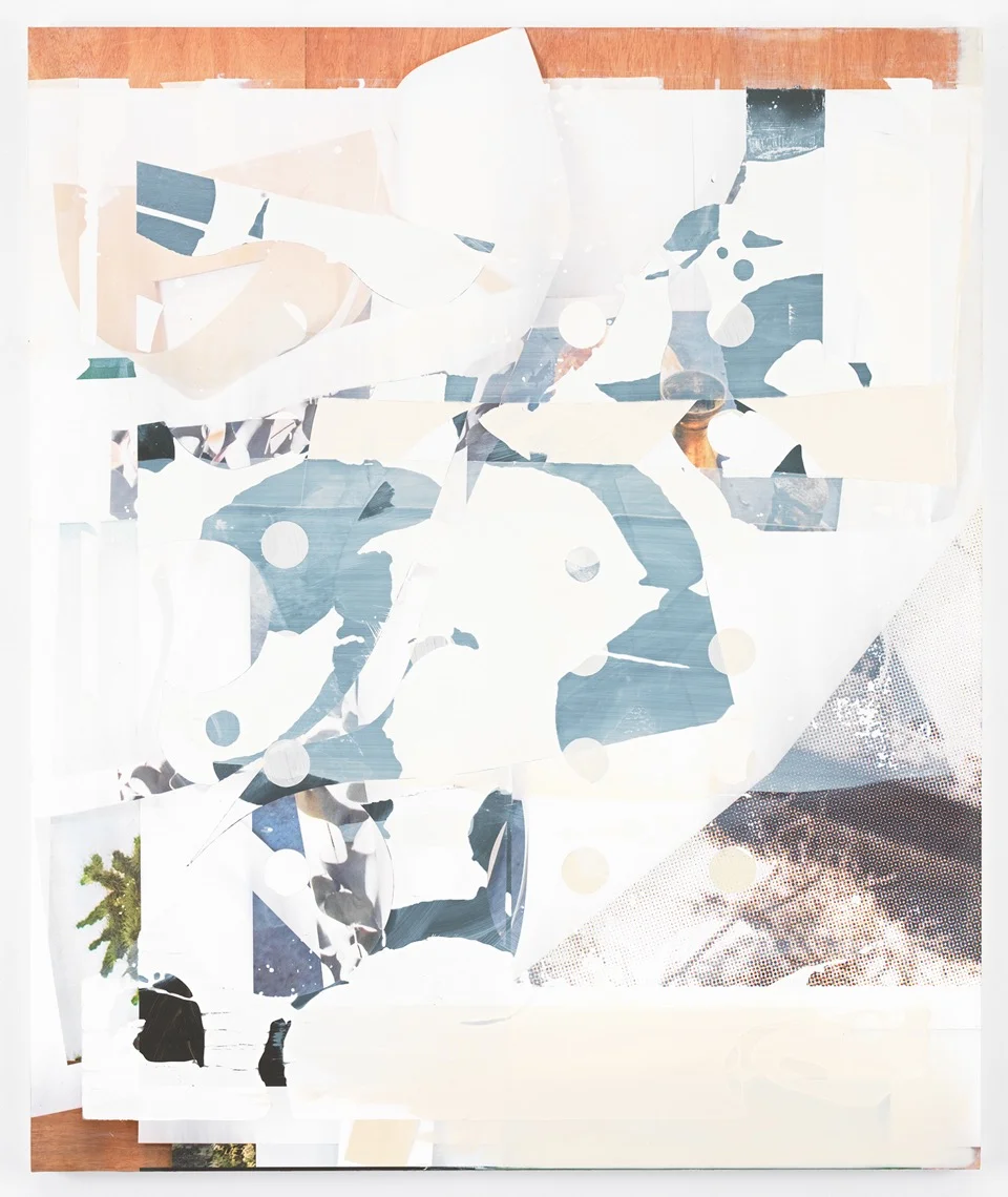 Composite 4 (frayed), 2016 Acrylic and oil on canvas over aluminum 48 x 40 inches 121.9 x 101.6 cm