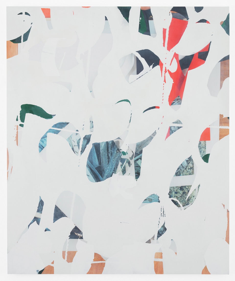 Composite 8 (wrapped), 2016 Acrylic, oil and UV cured ink on canvas over aluminum 48 x 40 inches 121.9 x 101.6 cm
