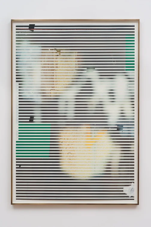 Salton Sea (tiles), 2012 Acrylic, oil and UV cured ink on paper 65 x 44 inches 165.1 x 111.76 cm