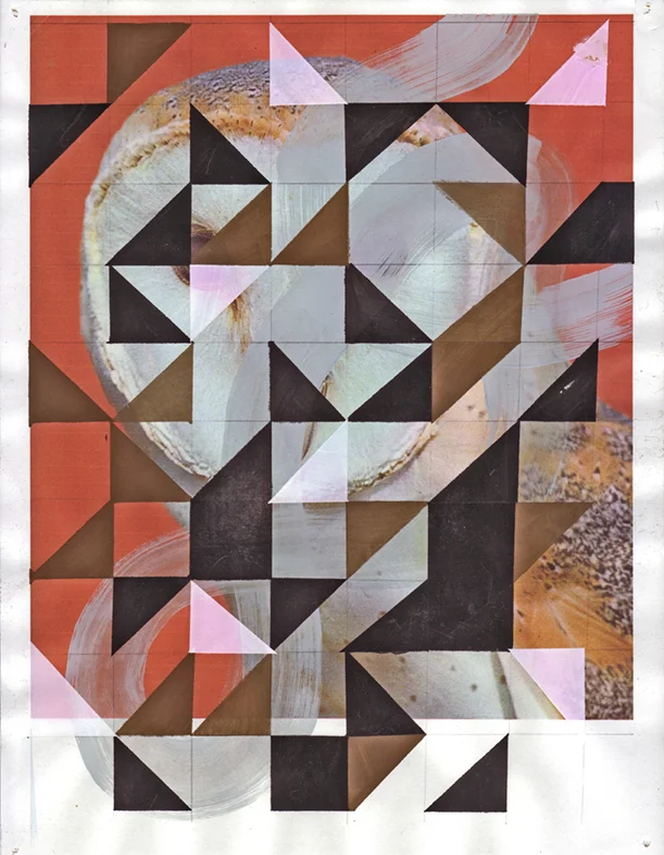 Barn Owl 3, 2009 Gouache and pencil on inkjet print 11 x 8.5 inches 27.94 x 21.59 cm