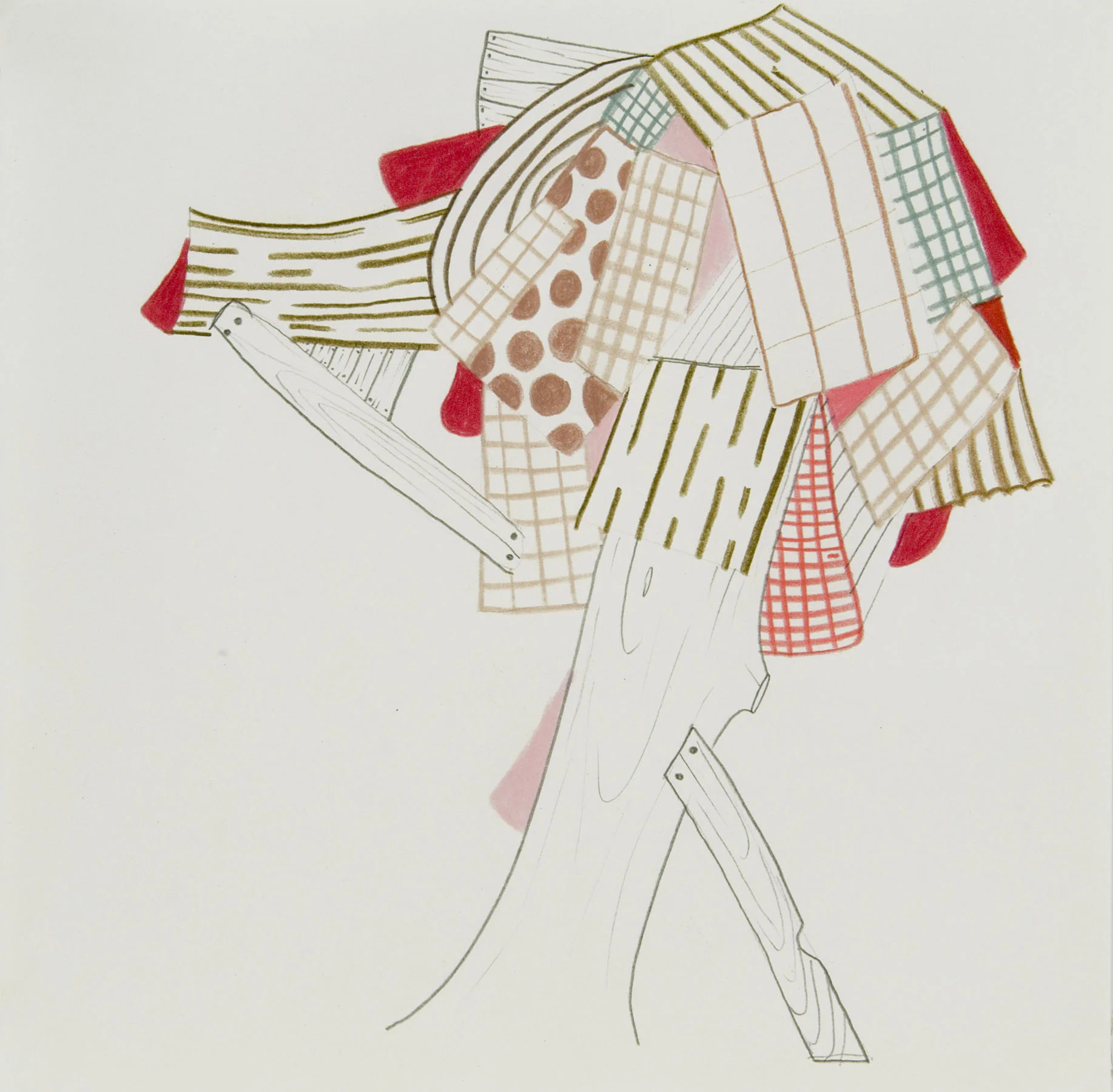 Untitled, 2007 Pencil and marker on paper 10 x 10 inches 25.4 x 25.4 cm