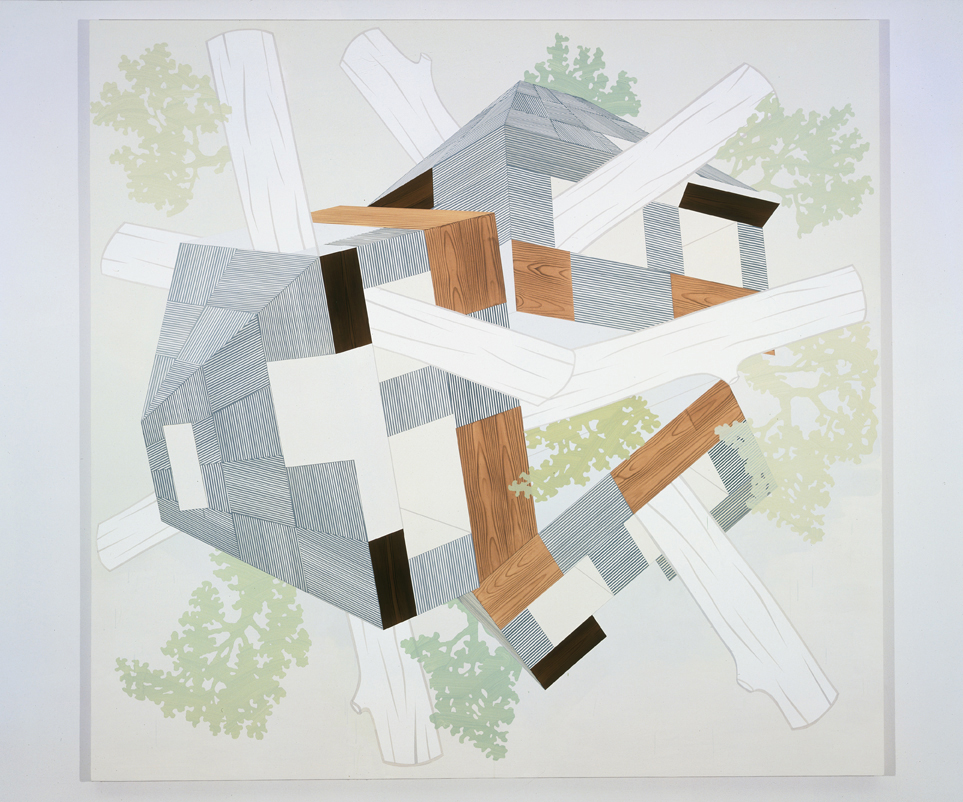  My Dreaming Hill, 2004  Acrylic on canvas over panel  80 x 83 inches  203.2 x 210.82 cm       