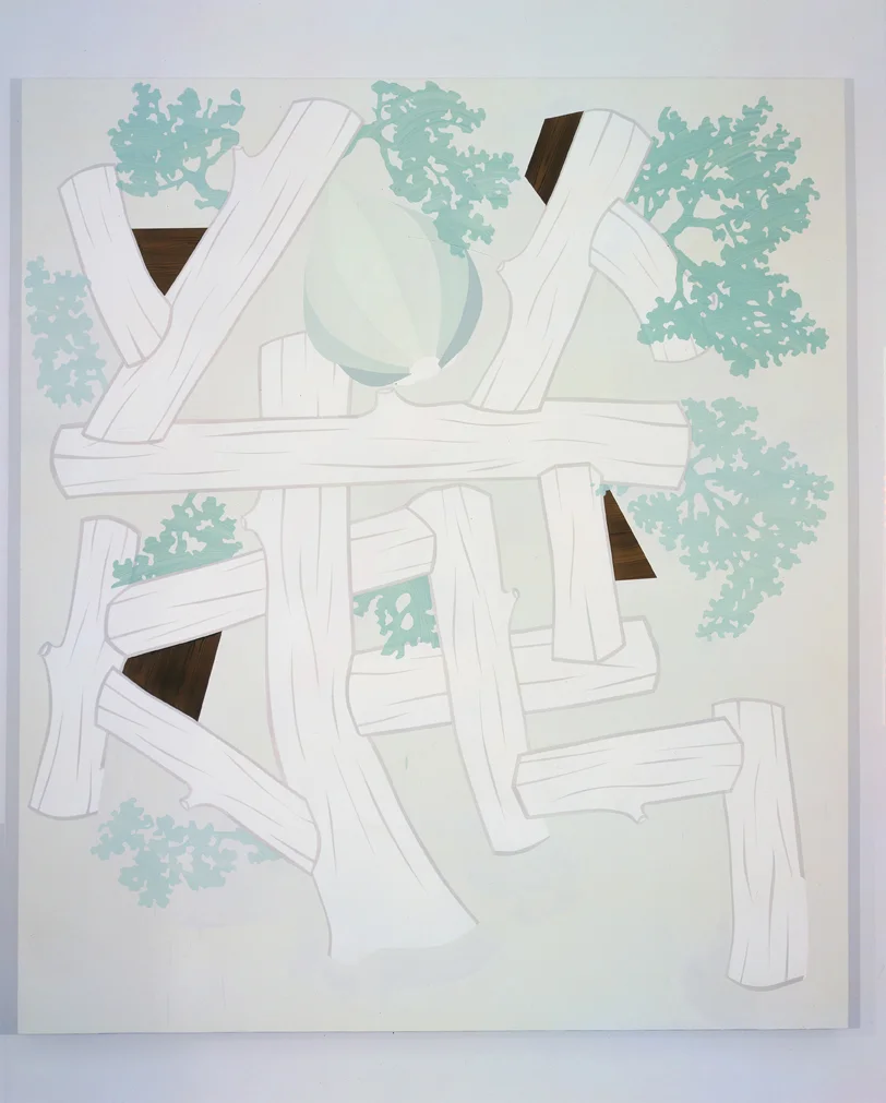 Tree (Altered), 2004 Acrylic on canvas over panel 80 x 70 inches 203.2 x 177.8 cm