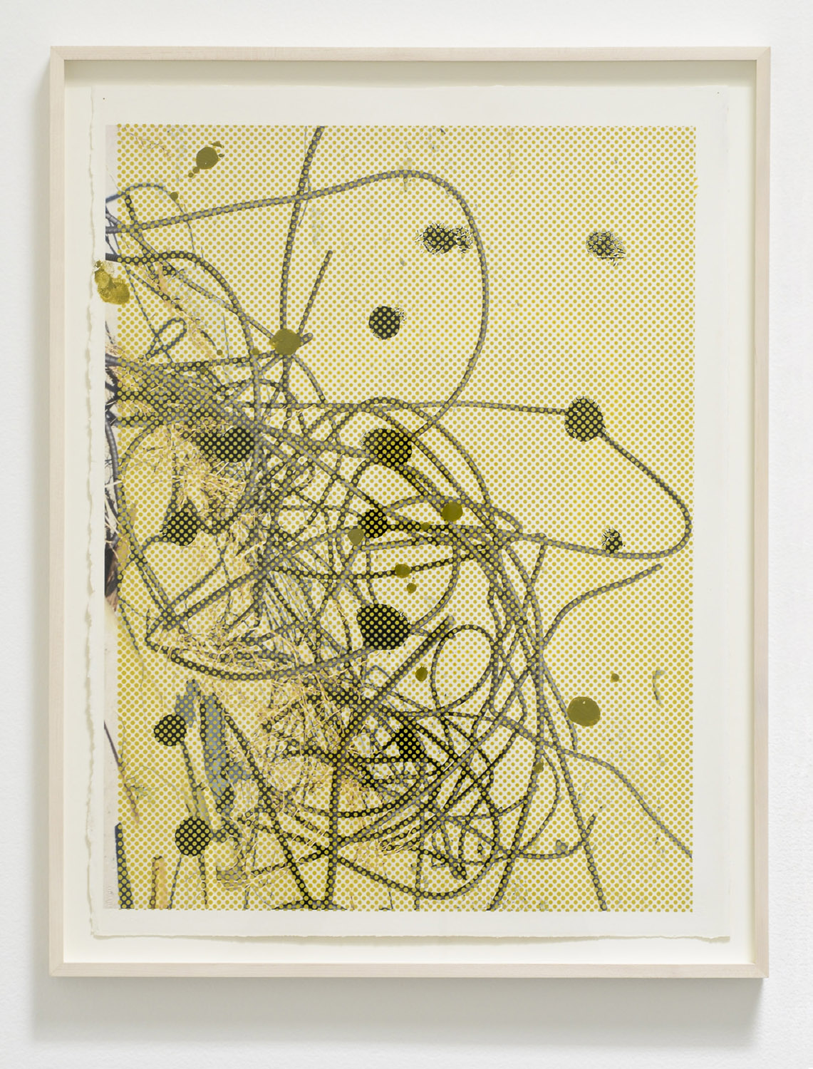  Untitled, 2013  Acrylic and UV cured ink on paper  33 x 25-1/2 inches  83.82 x 64.77 cm       