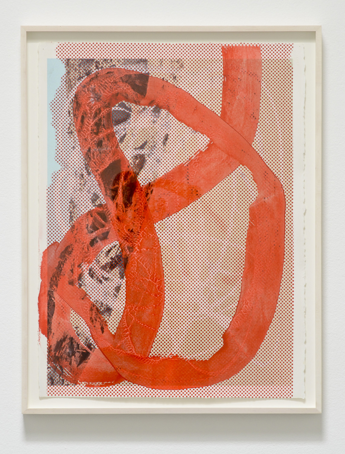  Untitled, 2013  Acrylic and UV cured ink on paper  33 x 25-1/2 inches  83.82 x 64.77 cm       