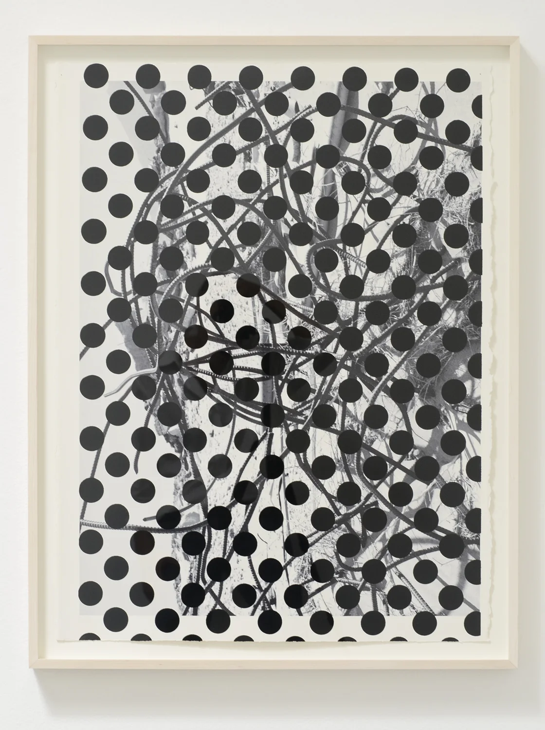 Untitled, 2013 Acrylic and UV cured ink on paper 33 x 25-1/2 inches 83.82 x 64.77 cm