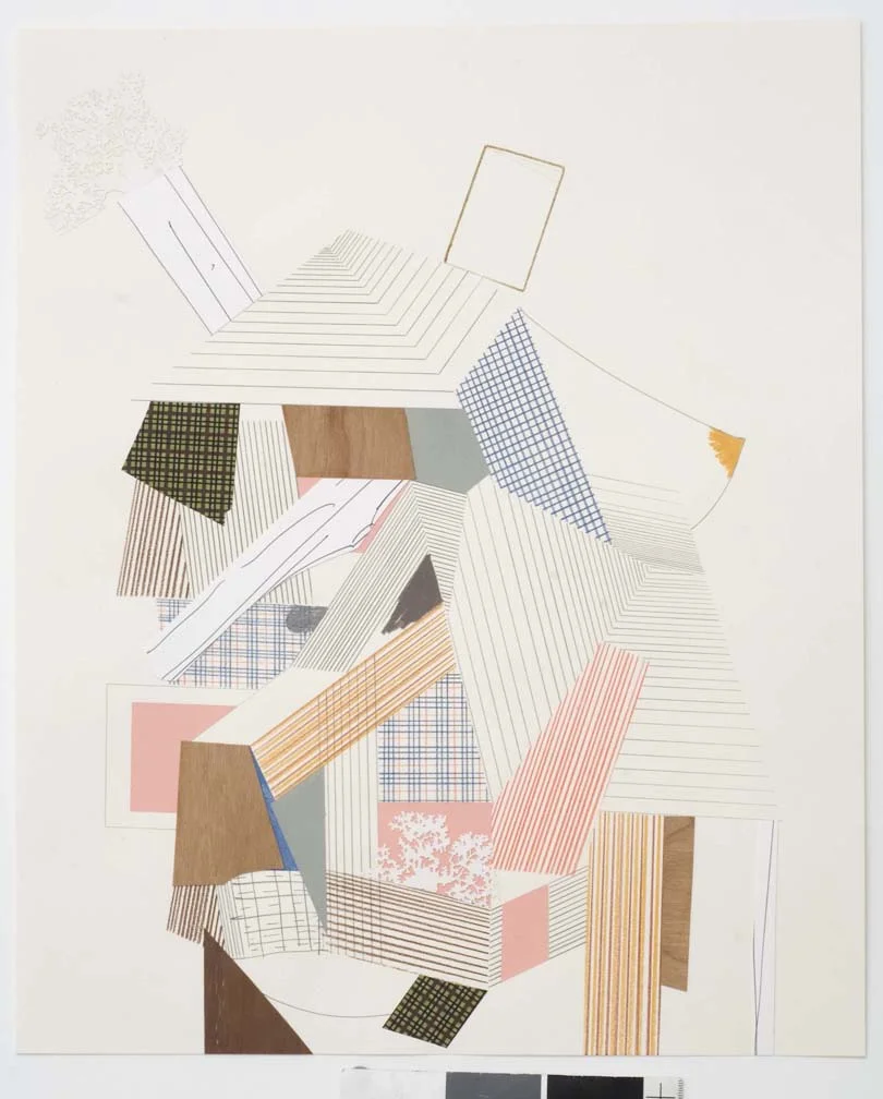 Untitled, 2007 Pencil, gouache and collage on paper 17 x 14 inches 43.18 x 35.56 cm