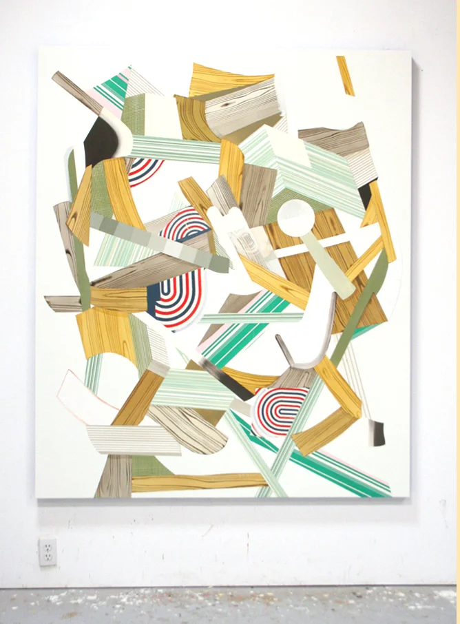 Untitled, 2008 Oil and acrylic on canvas over panel 72 x 60 inches 182.88 x 152.4 cm