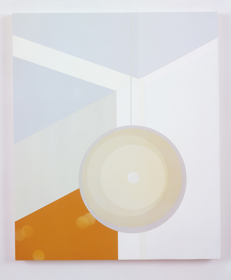  Corner Lamp, 1998  Acrylic on canvas over panel  36 x 30 inches  91.44 x 76.2 cm       