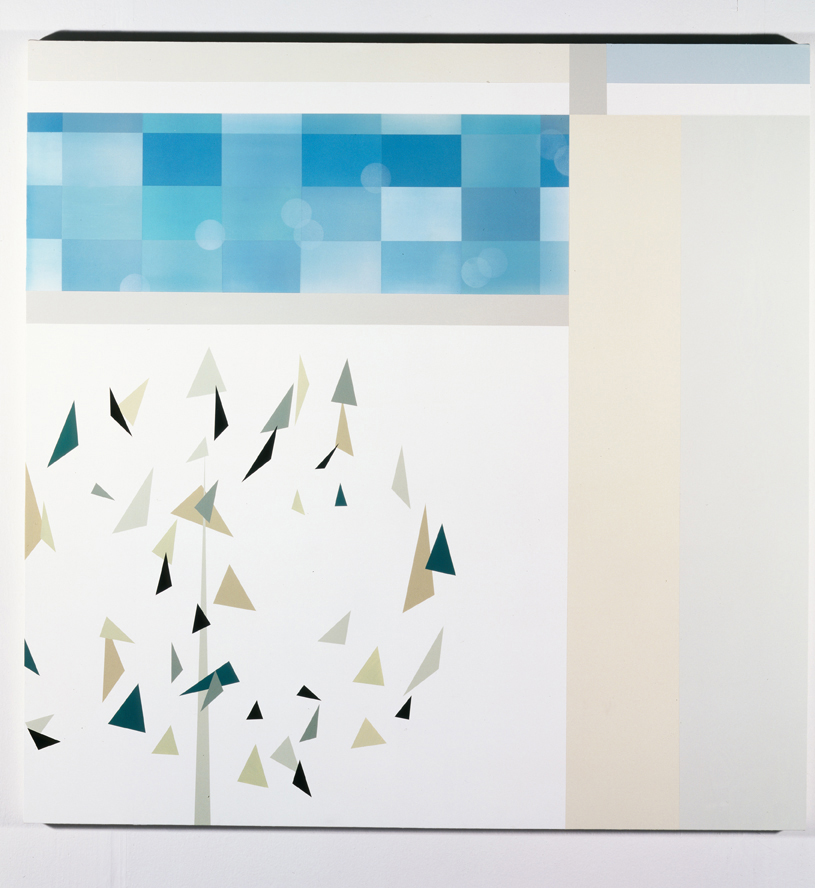  View Through Door (Spring), 1998  Acrylic on canvas over panel  59 x 59 inches  149.86 x 149.86 cm       