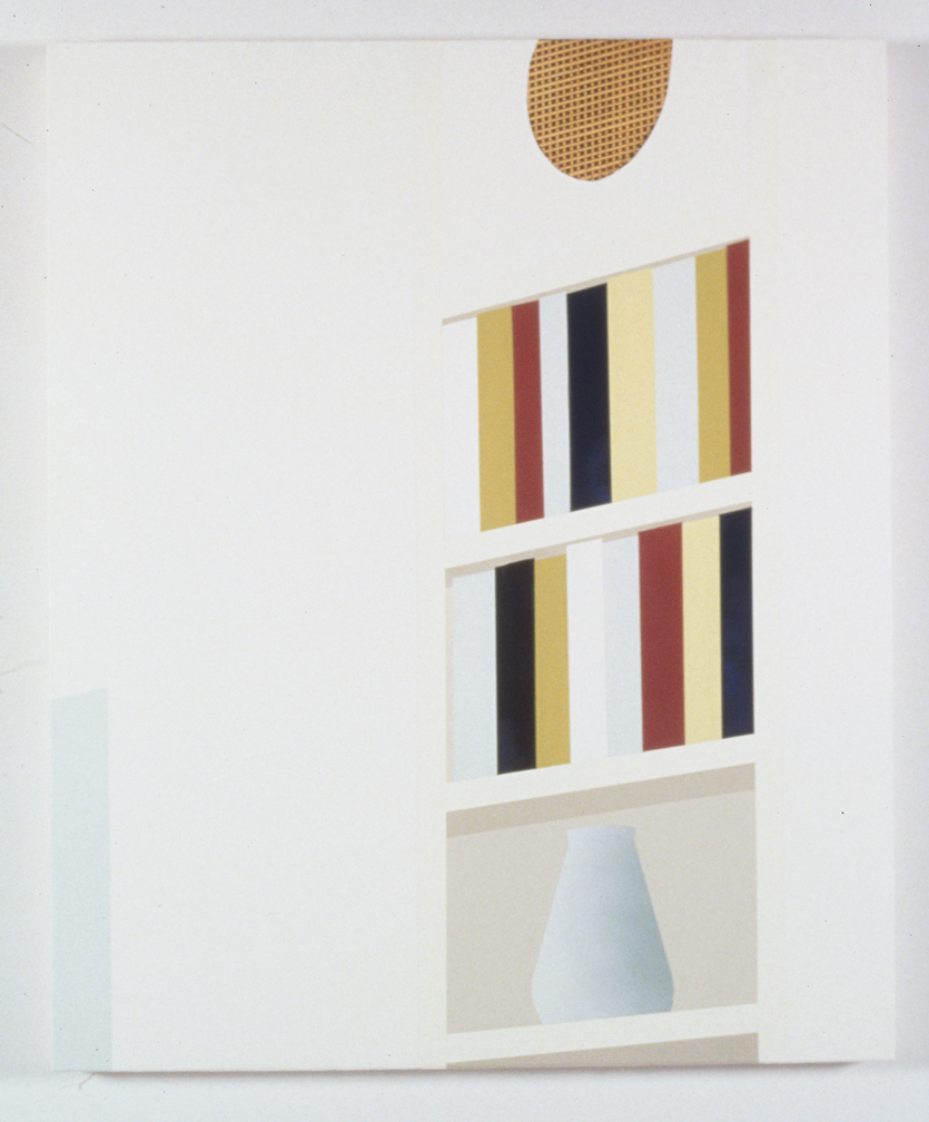  Custom Storage W/ Speaker, 1997  Oil and acrylic on canvas over panel  36 x 30 inches  91.44 x 76.2 cm       