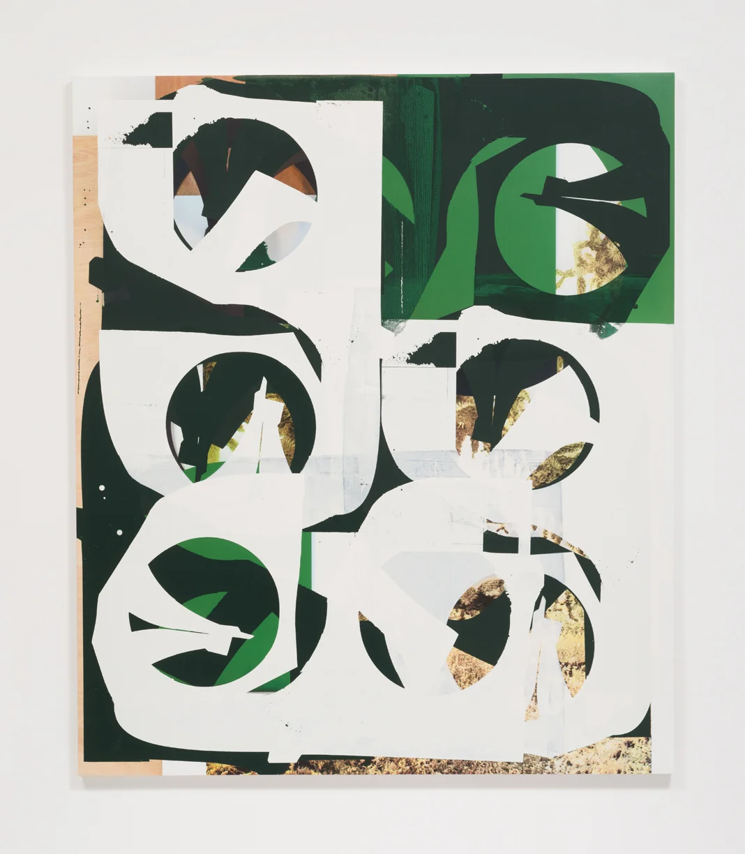 Composite 24 (terse rejoinder) , 2016 Oil and UV ink on canvas over panel 77 x 66 inches 195.6 x 167.6 cm