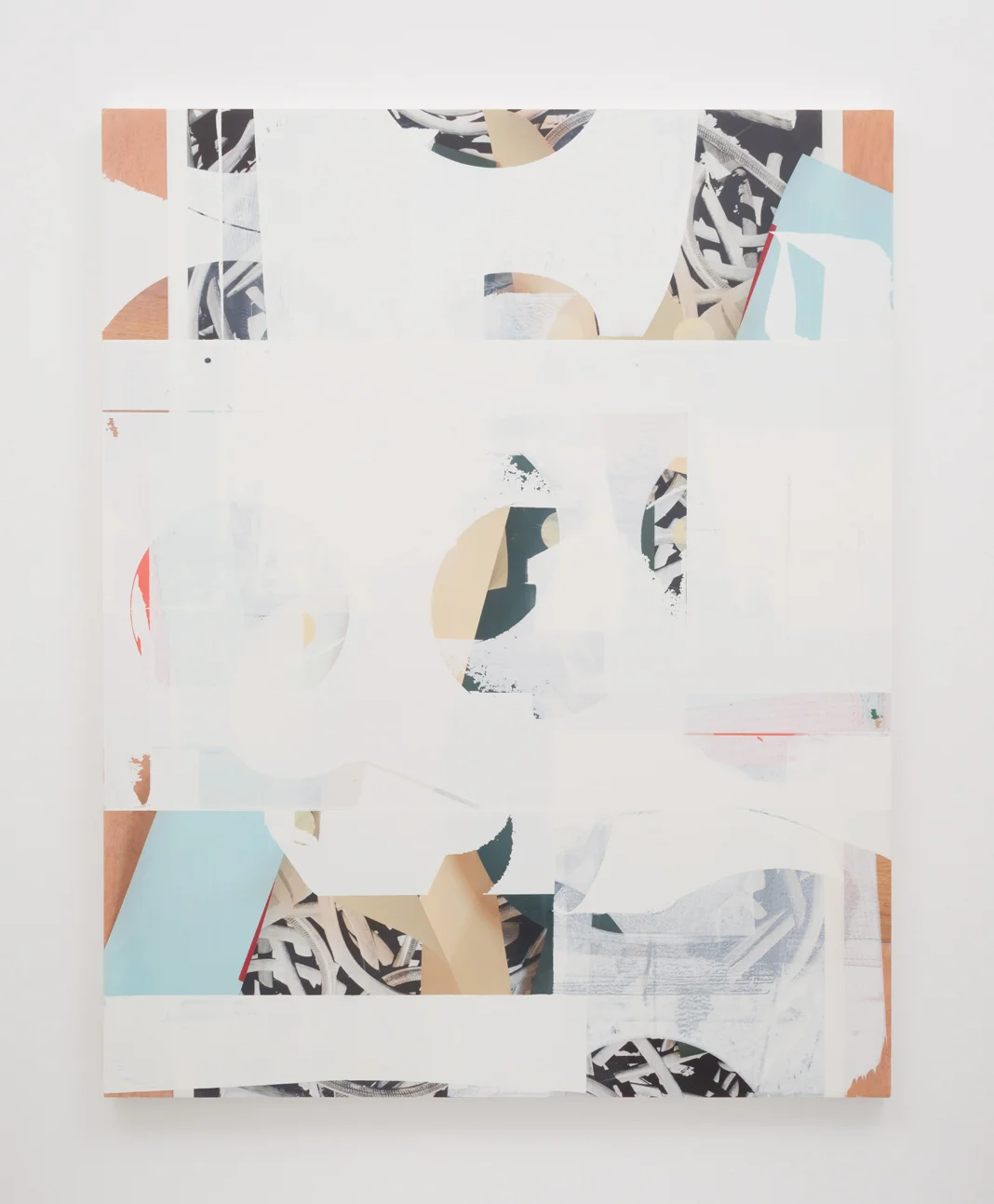Composite 24 (split skirt), 2017 Oil and UV ink on canvas over panel 60 x 48 inches 152.4 x 122 cm