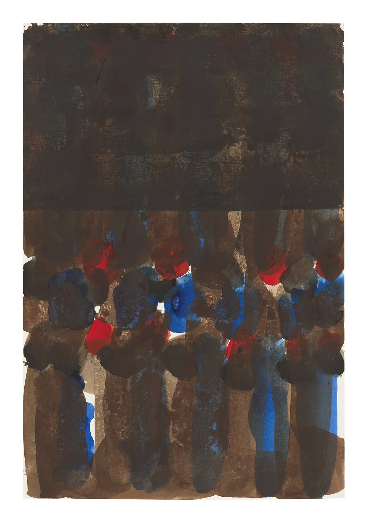  Strata 47, 2025  Watercolor on paper  18 x 12 inches       