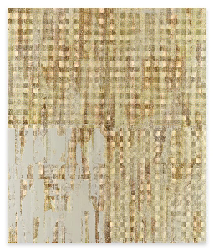  Aggregate 4 (solarium), 2023  Acrylic on canvas over panel  80&nbsp; x 68 inches       