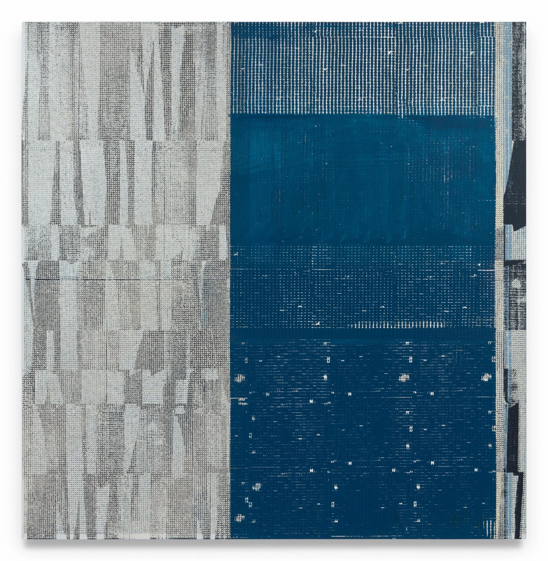  Aggregate 15 (Night Mass), 2025  Oil and acrylic on canvas over panel  80 x 78 inches       