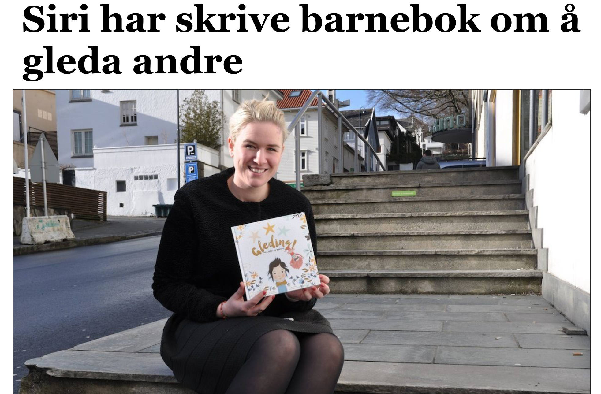 Barnebok om glede som smitter