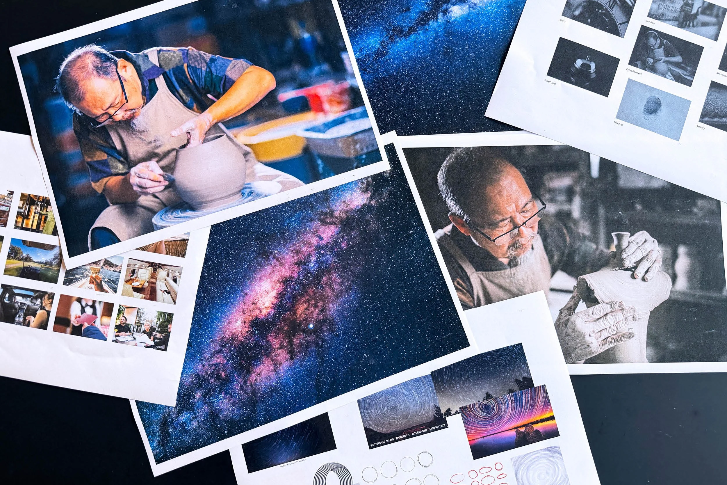 Initial concepts created and then designed across multiple deliverables