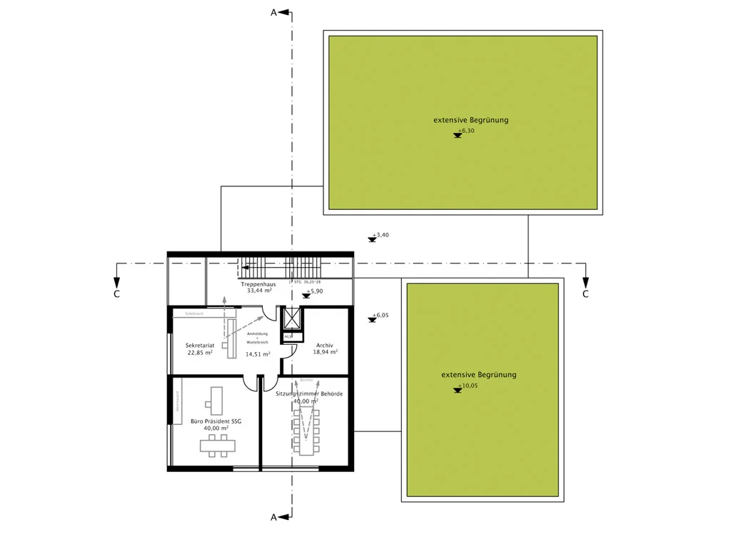 EXTENSION BUILDING SCHOOL CENTRE REBEN