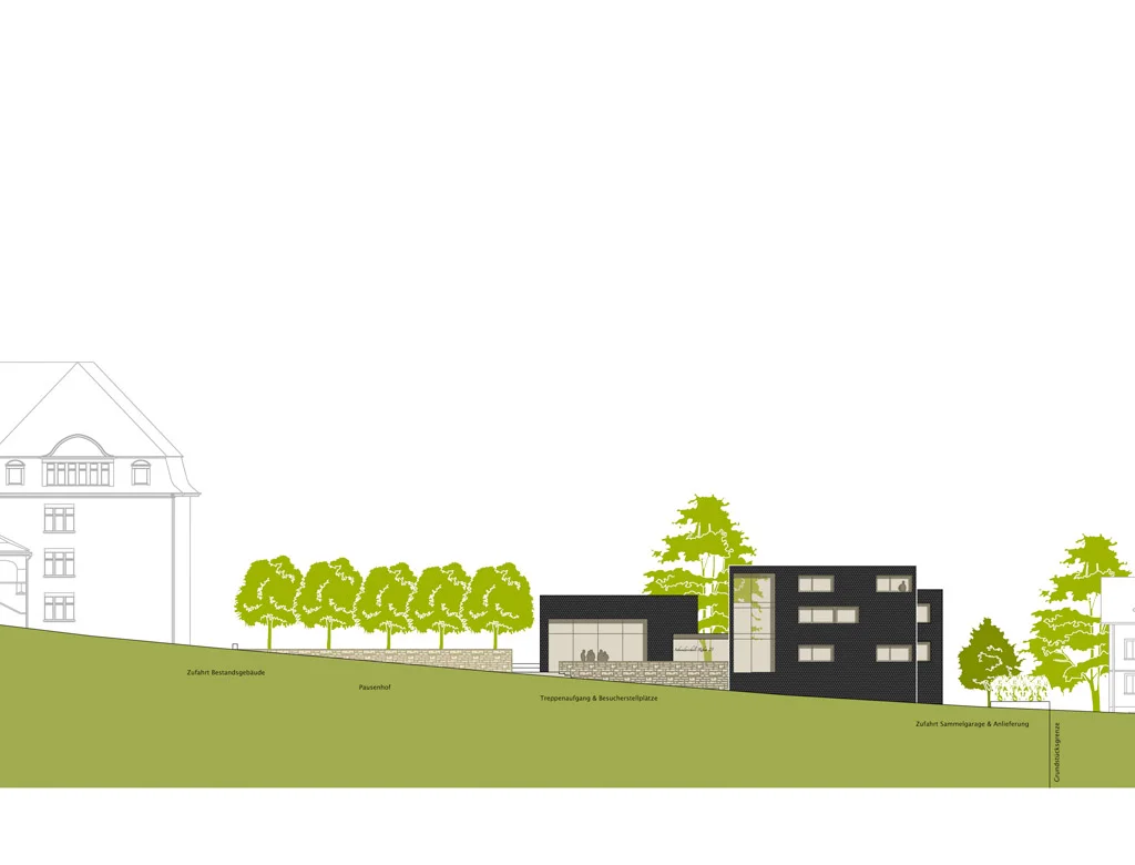 EXTENSION BUILDING SCHOOL CENTRE REBEN