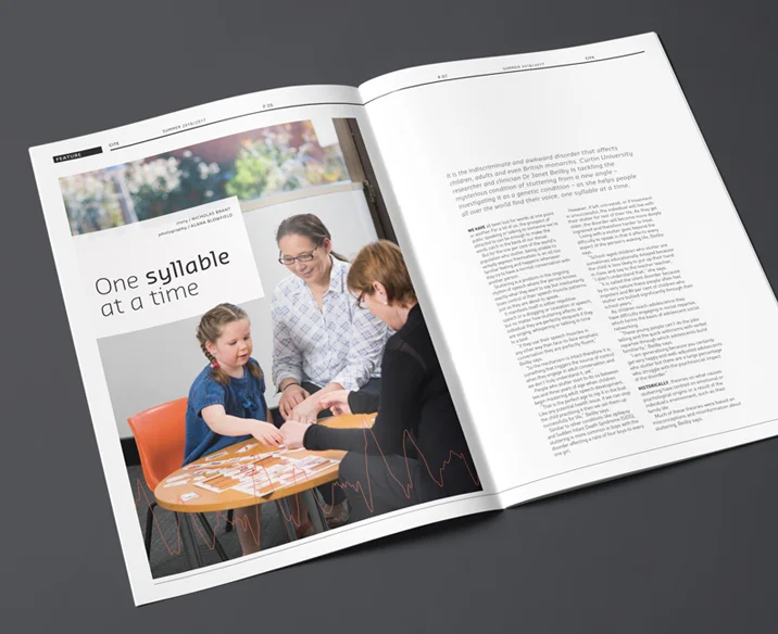 Curtin University Magazine Design