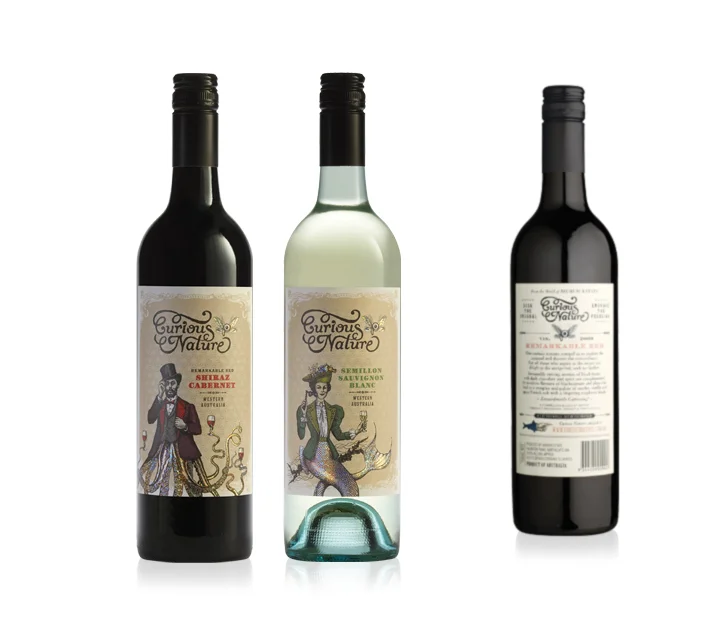 Curious Nature Wine Label Design