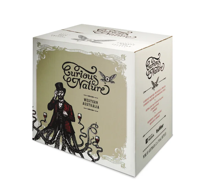 Curious Nature Wine Carton Design