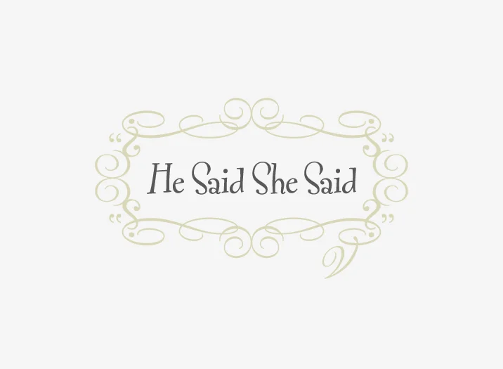 He Said She Said wine brand design