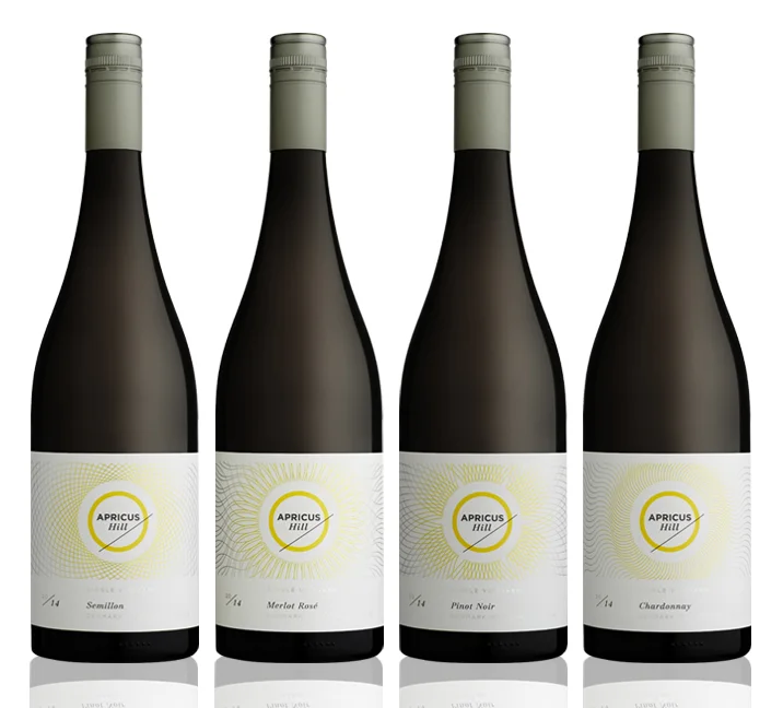 Apricus Hill Wine Label design