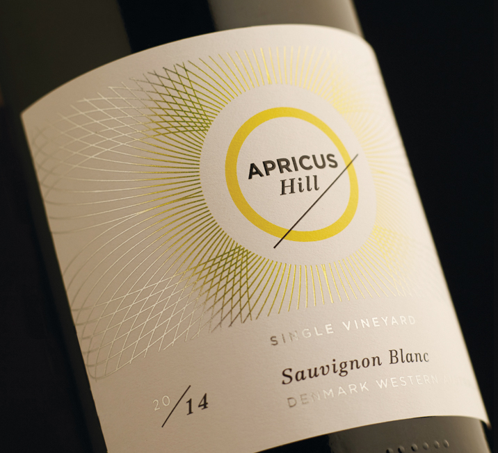 Apricus Hill Wine Label design