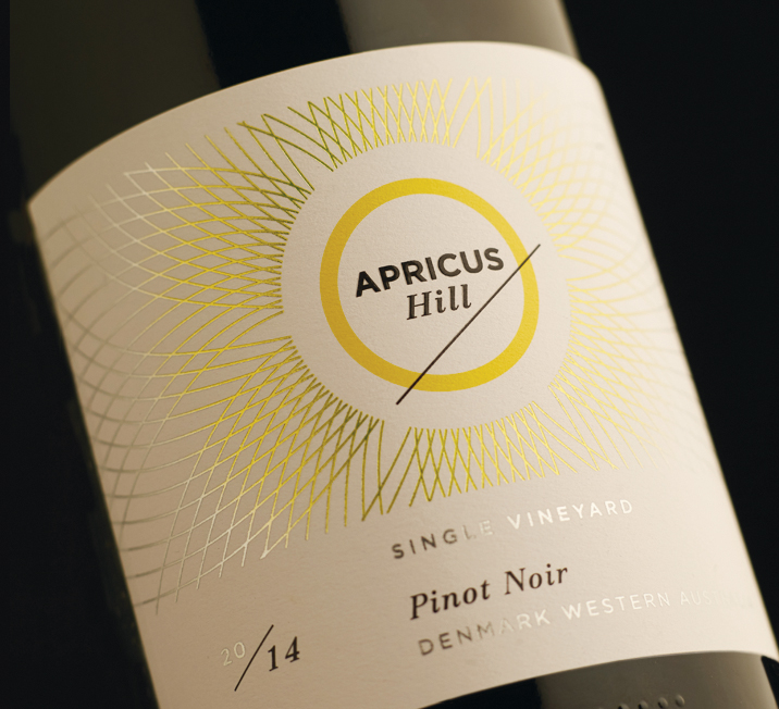 Apricus Hill Wine Label design