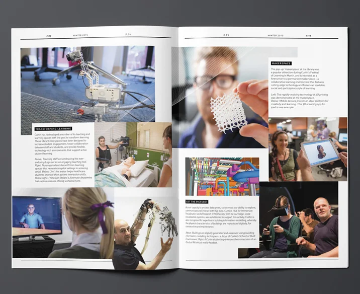Curtin University Magazine Design
