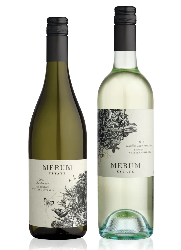 Merum Estate Wine Label Design
