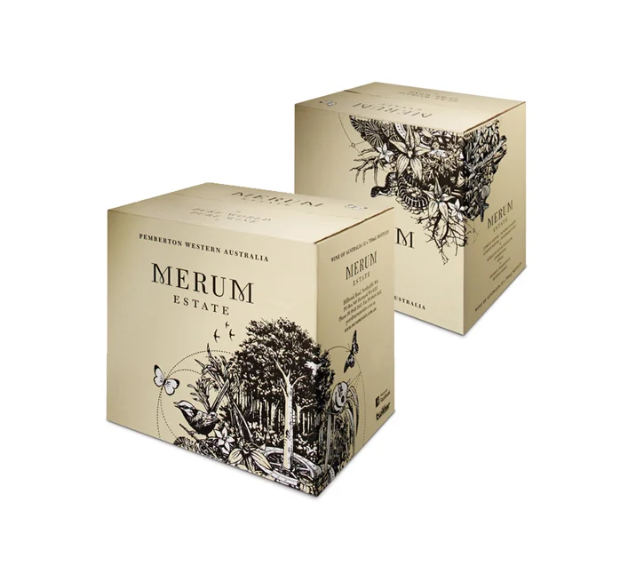 Merum Estate Wine Carton Design