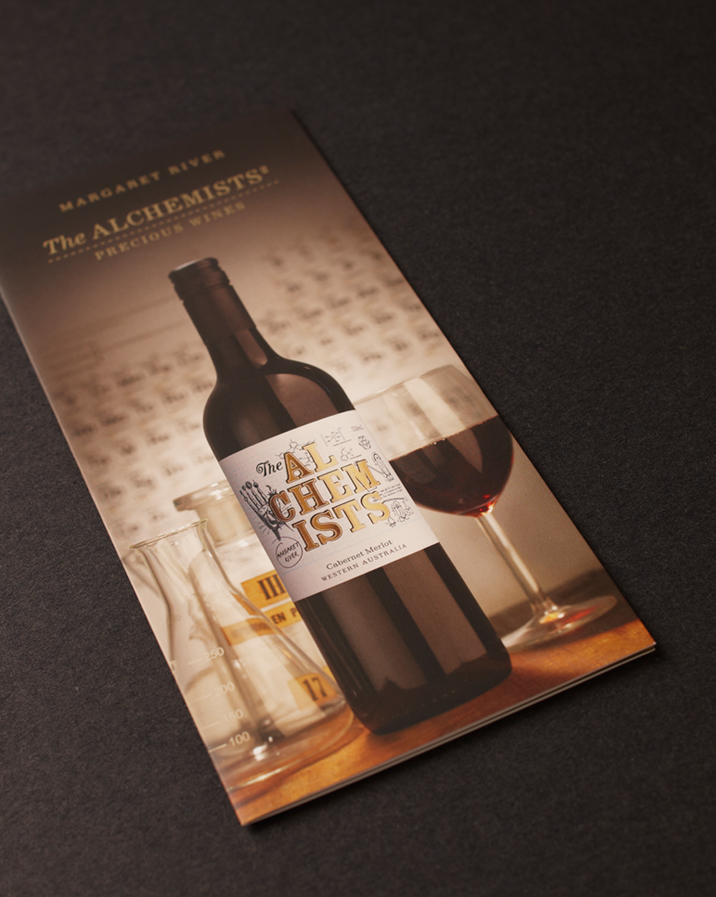 The Alchemists Wine Brochure Design