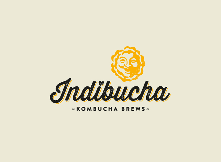 Indibucha logo design