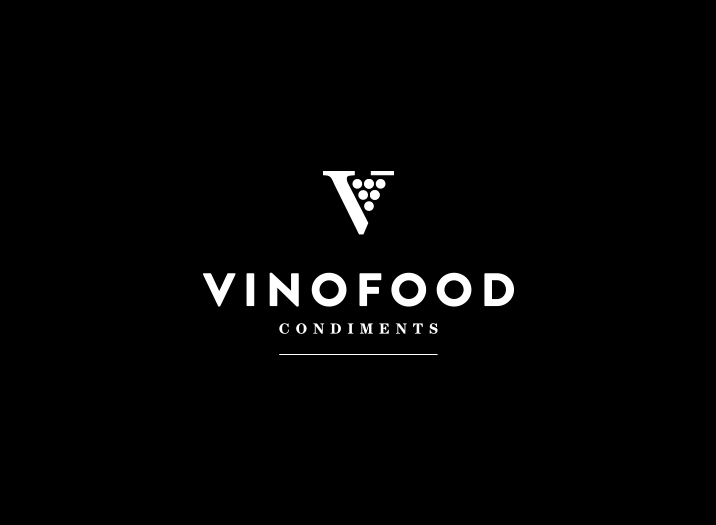 Vinofood Condiments logo design