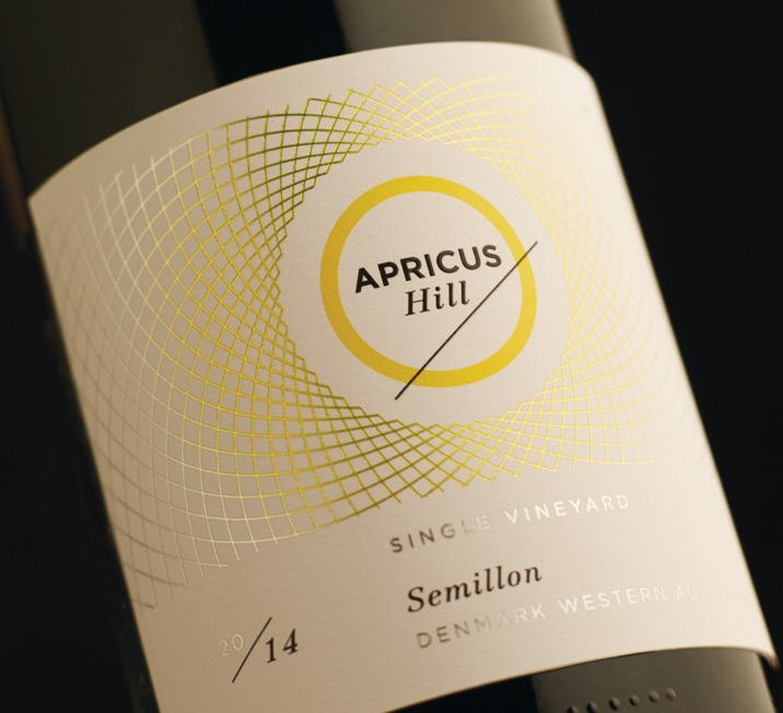 Apricus Hill wine branding