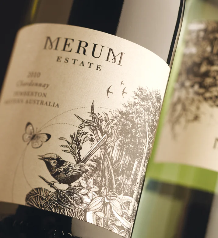 Merum Estate wine branding