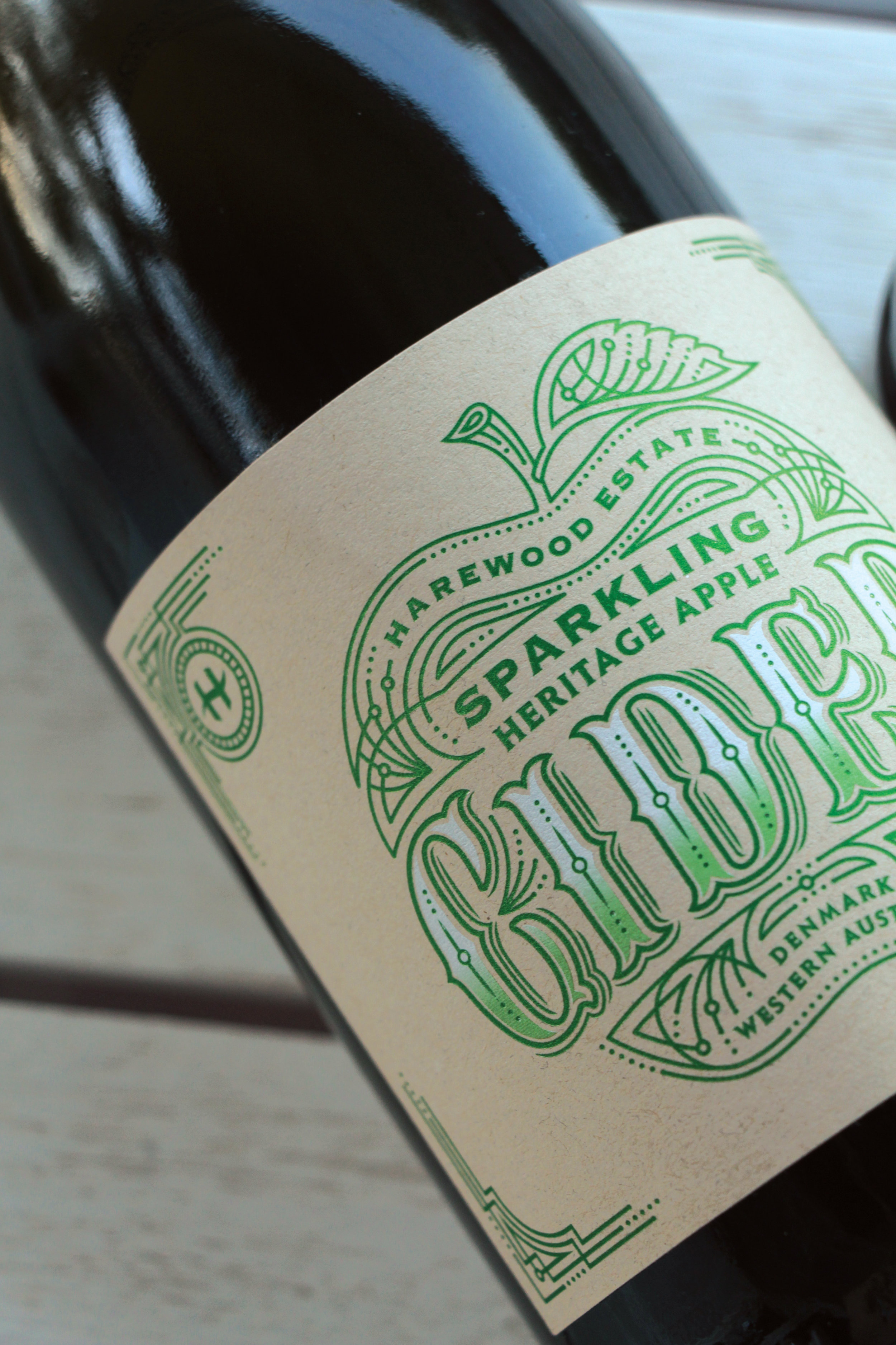 Harewood Cider label