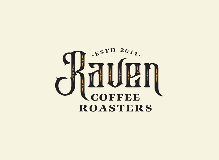 Raven Coffee logo design