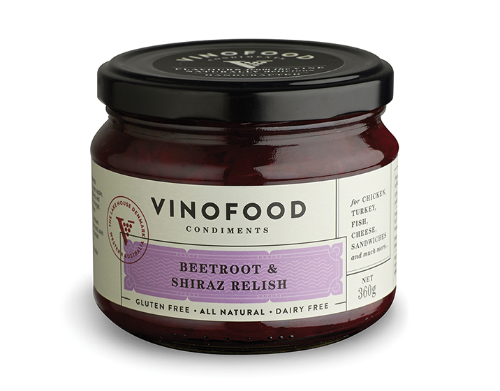 Vinofood Condiments label design