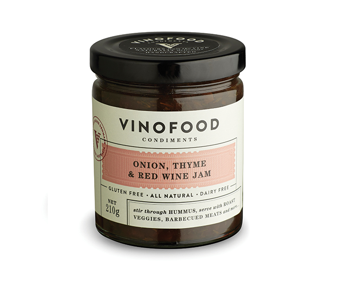 Vinofood Condiments label design