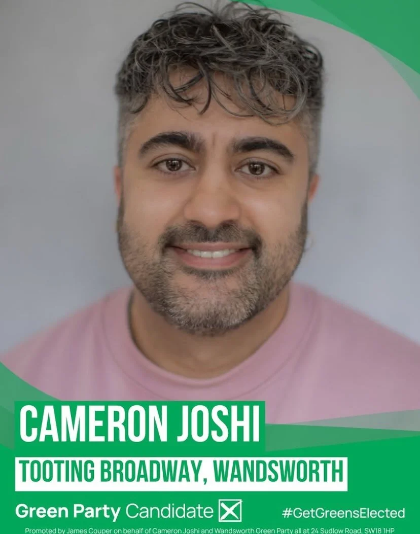 Thought I&rsquo;d show you what some of the new candidates for @thegreenparty in Wandsworth look like. All these wonderful humans are committed to social justice and the environment. I recommend voting for them and following them. 

Cameron Joshi @cj