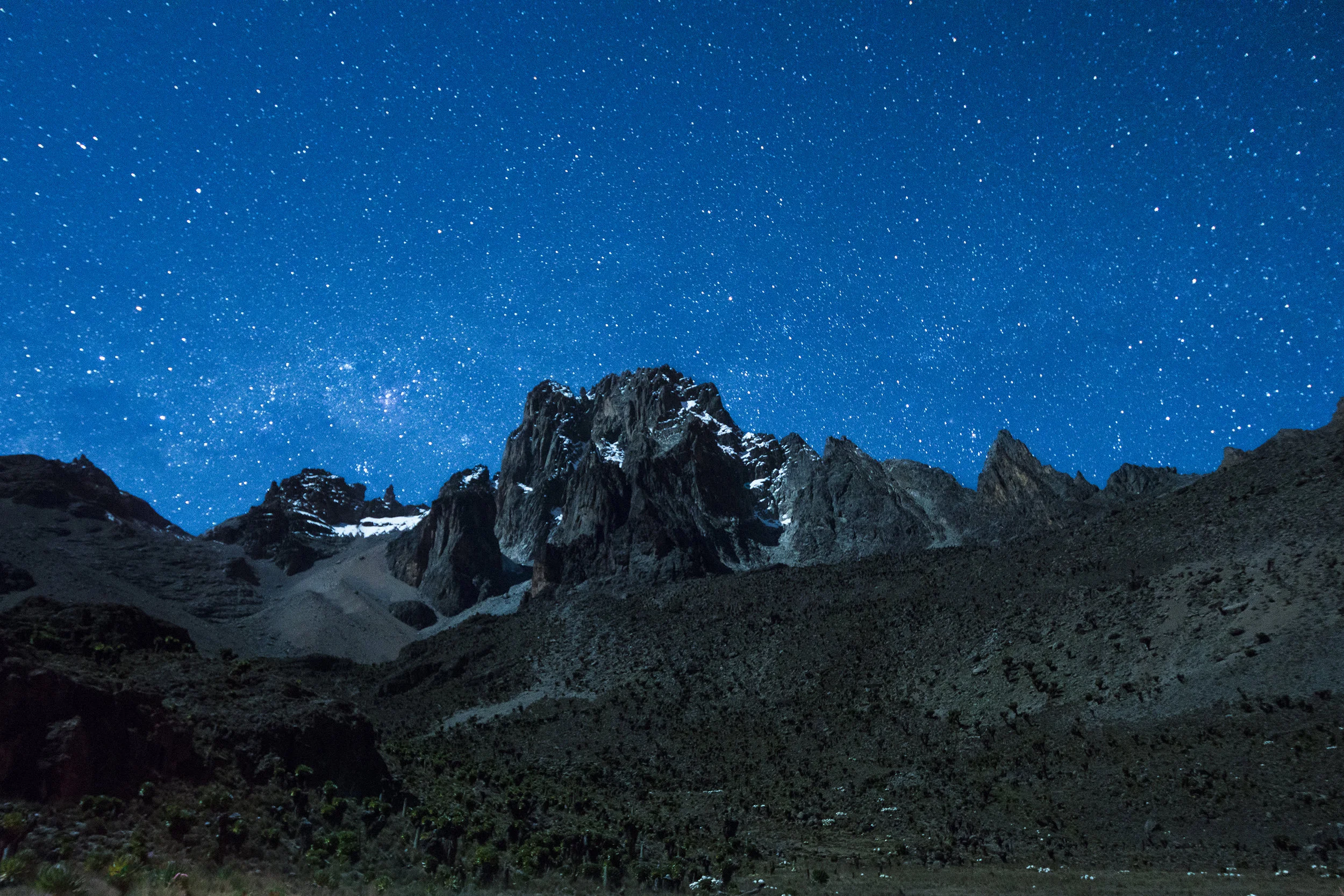 Batian summit (5200m), Mount Kenya National Park